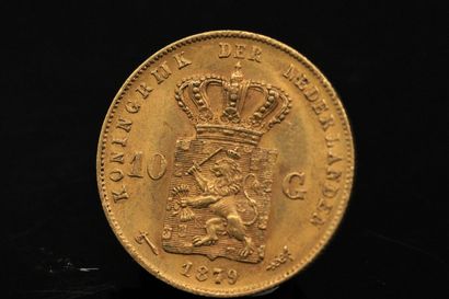 null Gold coin of 10 florins 1879. One of 581 036 copies.



Weight : 6.70 g.