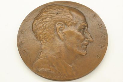null Médaille de table en bronze

Avers : buste de J.A. Barre de profil droit, sb...