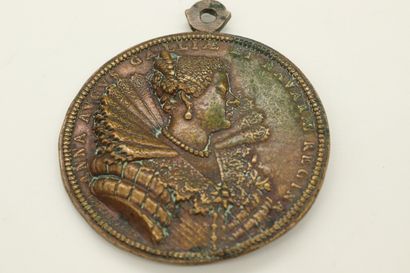 null DUPRE Médaille Louis XIII et Anne d'Autriche