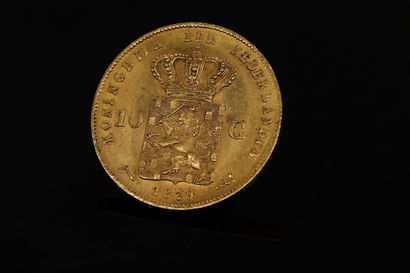 null Gold coin of 10 florins 1879. One of 581 036 copies.



Weight : 6.70 g.