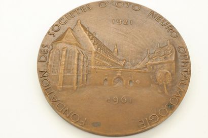 null Médaille de table en bronze

Avers : buste de J.A. Barre de profil droit, sb...