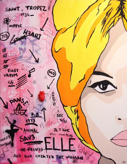 null COBO (born in 1981)

Story Bardot, 2021

Mixed media and collage on canvas,...