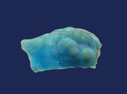 null Hemimorphite : small turquoise blue mamelon crust 

Probably from the Pyrenees...