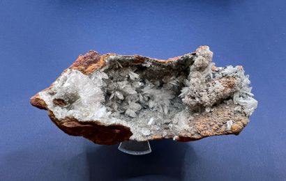 null 
Elegant hemimorphite: white radiated tufts (lamellae < 1 cm) on limonite 





ochre...