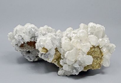 null Baryte, Calcite, Fluorite: clear baryte, white calcite, honey fluorite cubes...