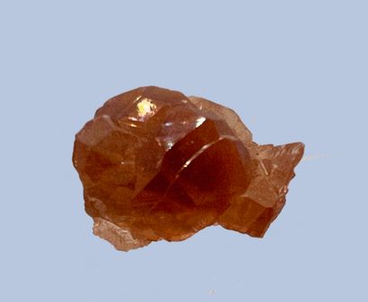 null Hessonite garnet: gemmy and brilliant centimetric crystals, color

orange-red...