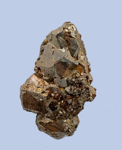
Pyrite: group of pseudo dodecahedrons (some...
