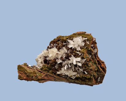 null Hemimorphite, pyromorphite: uncommon association of needle sprays

terminated...