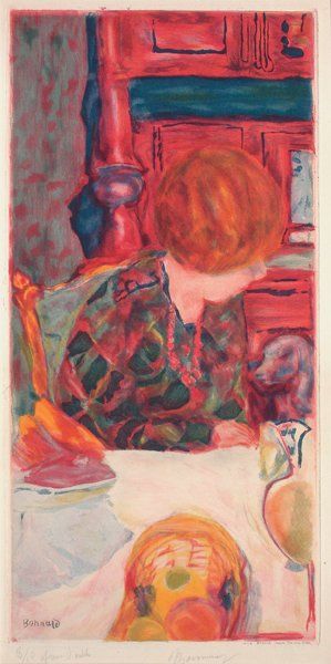 null " La femme au chien " d'après P. Bonnard. 1924 - 25. (Ginestet et Pouillon E...
