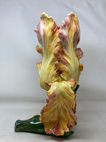 null Delphin Massier 

Grand vase aux iris. 

H. : 45cm