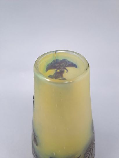 null GALLE (In the taste of)

Vase in glass paste with yellow bottom and brown foliage...