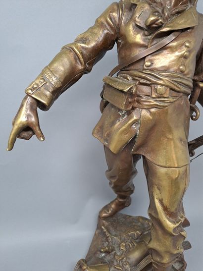 null PARIS Auguste (1850-1915)

Sergent Bobillot, 

bronze à patine médaille, titré...