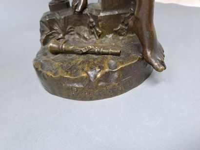 null BOUCHERON (XIX-XXème)

Couple de galants 

Deux bronzes à patine brune, signés...