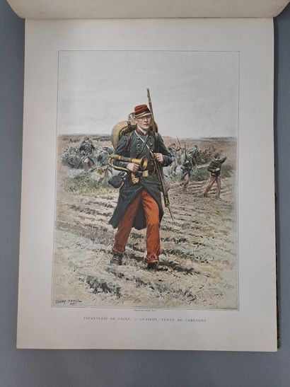null DETAILLE Edouard, L'armée Française, Le Panorama, publication périodique, Fin...
