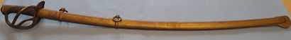 Cavalry saber Model 1822, blade dated 18...