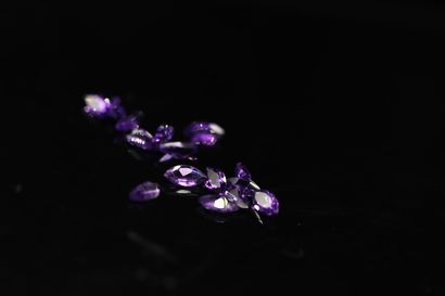 null Lot of fifteen navette amethysts on paper. 

Total weight : 7.47 cts. 



Average...