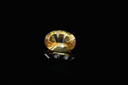 null Oval citrine on paper. 

Weight : 3.44 cts. 



Dimensions : 12 mm x 8.7 mm