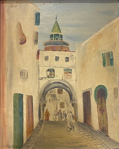 null ZEITOUN

View of the medina

Oil on panel 

Signed lower left

39 x 31 cm