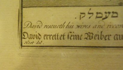 null 
Hoet Gérard (1648 - 1733) d'ap., " David bat les Amalécites ". gravée par Abraham...