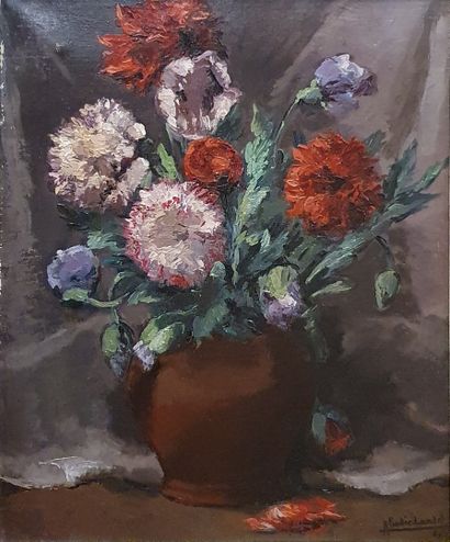 null ABADIE-LANDEL Pierre (1896-1972)

Bunch of poppies, 1947

Oil on canvas, signed...