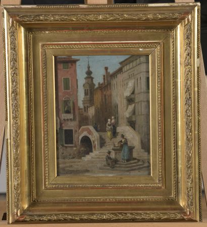 null BREST Fabius, 1823-1900

Pont et fontaine à Venise

huile sur panneau (petites...