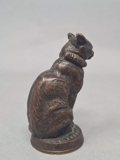 null FREMIET Emmanuel, after

Cat with a collar

Bronze with light brown patina,...
