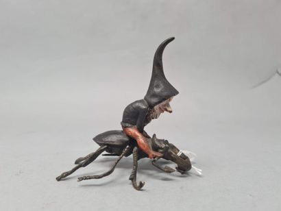 ANONYMOUS 

Imp riding a beetle

Bronze of...