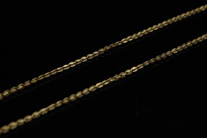 Chain of chatelaine in yellow gold 18k (750)...