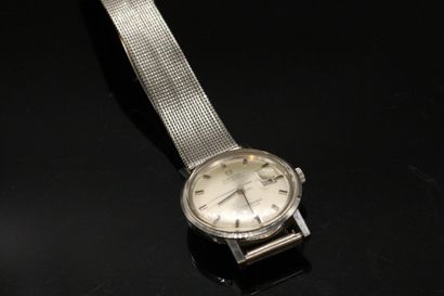 OMEGA

Ladies' watch in silver-plated metal,...