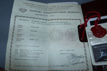 null Diamond under-sealed.

Accompanied by a report of authenfication of the union...