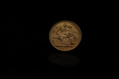 null Pièce en or de 1 souverain Edouard VII.

1905 (x 1).



Poids : 7.99 g.