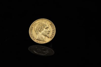 null Pièce en or de 20 francs Napoléon III tête nue.

1853 A (x 1)



A : atelier...