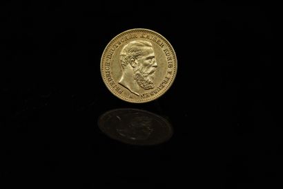 null 20 mark Friedrich III gold coin.

1888 A (x 1)



A : Berlin workshop.



Weight...
