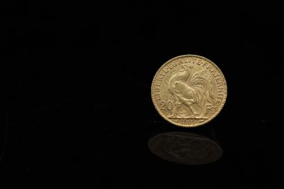 null Gold coin of 20 francs Coq 1909.

1909 (x 1)



Weight : 6.45 g - VG to TTB...