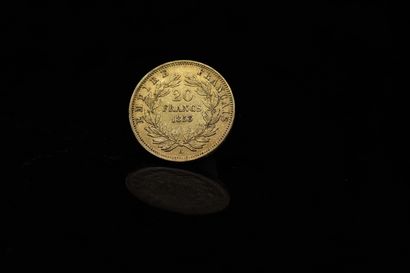 null Pièce en or de 20 francs Napoléon III tête nue.

1853 A (x 1)



A : atelier...