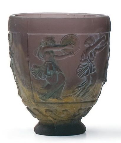 FEURE de Georges (1868 - 1943) Vase Épreuve de tirage industriel réalisée en verre...