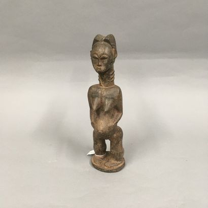 null BAOULE, Côte d'Ivoire,

Statuette de femme enceinte,

H. 34 cm