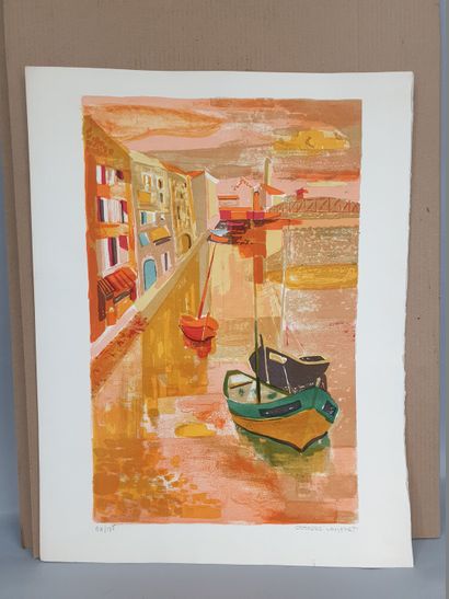 LAMBERT Georges (1919-1998)

The sailboats

Lithograph...