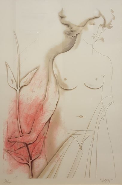 KARAS Christos (born in 1930)

Nude, 

Lithograph...