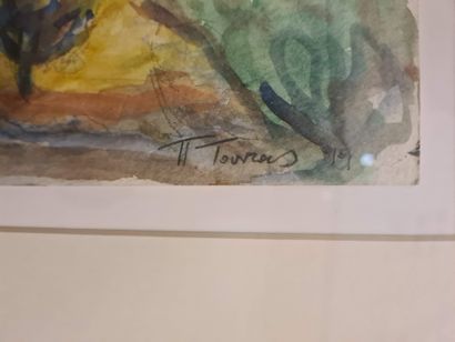 null TOUNTAS Panagiotis (né en 1965)

paysage, 99

Aquarelle sur traits au crayon...