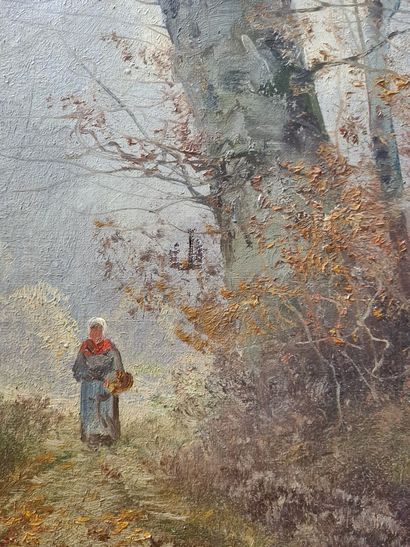 null CLAIR Charles (1860-1930)

Peasant woman in an undergrowth 

Oil on canvas,...