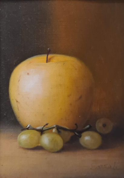null SARRAFI Reza (né en 1963)

Pomme et raisins - Poire et fraises

Une huile sur...
