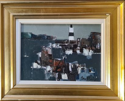 null VERNET-BONFORT Robert (born in 1934)

The lighthouse, Brittany, 1964

Oil on...