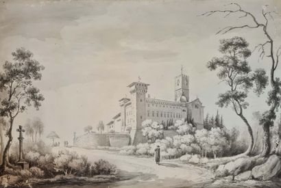 null GHERARDI Giuseppe (1788/90-1884)

Badia din Paspignana

lavis d'encre noire...