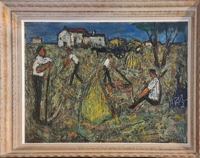 null SAUSSAC Jean (1922-2005)

The harvests

Oil on canvas signed lower right

traces...