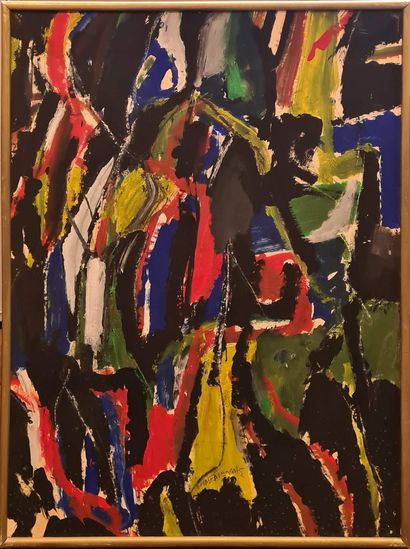 null ROUMELIOTIS Iordanis, 20th century

Multicolored composition

Painting on isorel,...
