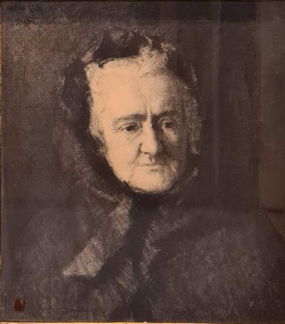 null ECOLE POLONAISE - OSTROWSKI Léon (1858-1889)

Vieille femme à la coiffe, 24...