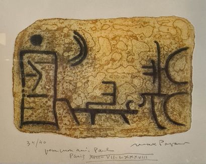 null PAPART Max (1911-1994)

Composition

Lithographie, signée en bas à droite, numérotée...