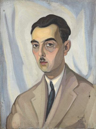 null REGOS Polykleitos, 1903-1984

Portrait de George Papailiakis, 1927

huile sur...