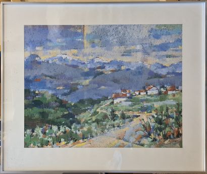 null PAPADOPOULOS Platon (1930-2017)

Paysage de montagne, juin 98

Pastel sur papier,...